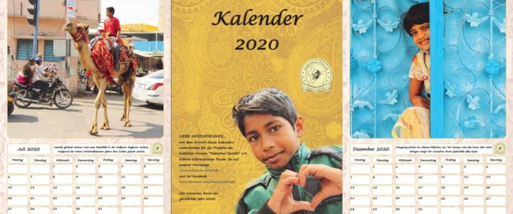 Die Kalender für 2020